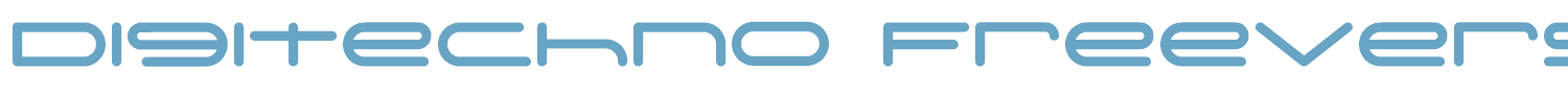 sample Digitechno FreeVersion font