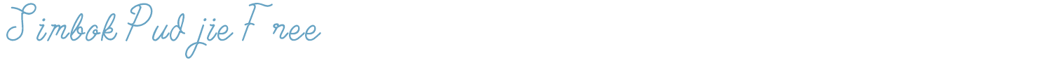 sample Simbok Pudjie Free font