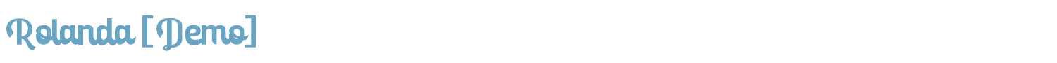 sample Rolanda [Demo] font