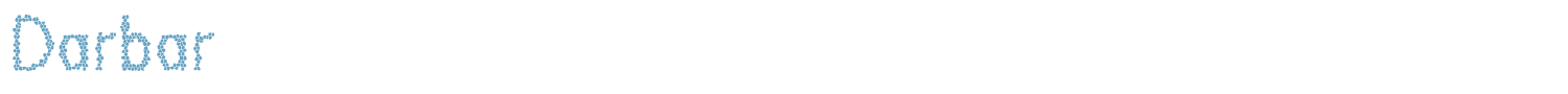sample Darbar font