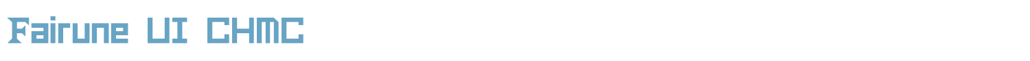 sample Fairune UI CHMC font