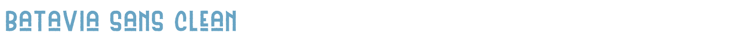 sample Batavia Sans Clean font