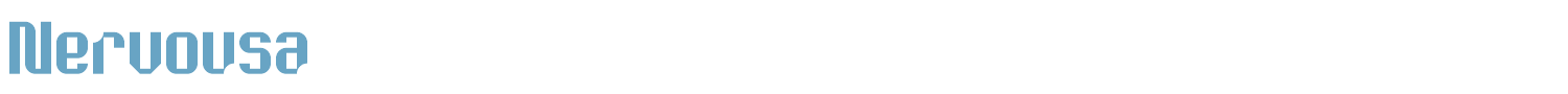 sample Nervousa font