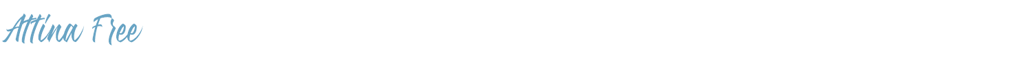 sample Attina Free font