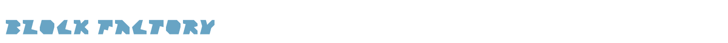 sample Block Factory font
