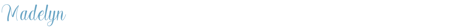 sample Madelyn font