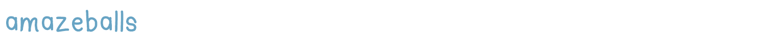 sample amazeballs font
