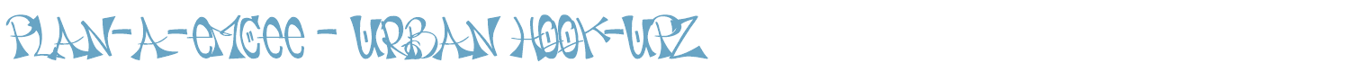 sample URBAN HOOK-UPZ font