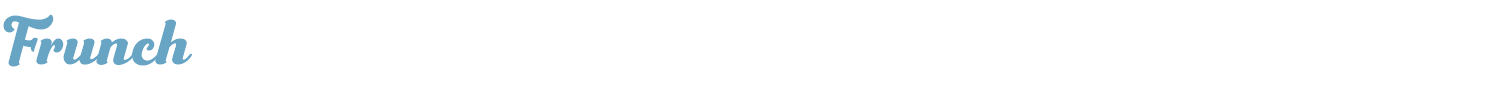 sample Frunch font