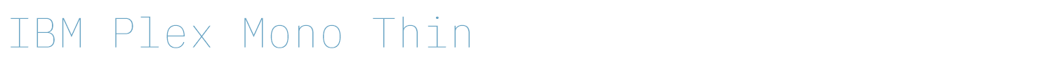 sample IBM Plex Mono font