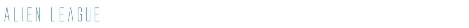 sample Alien League font