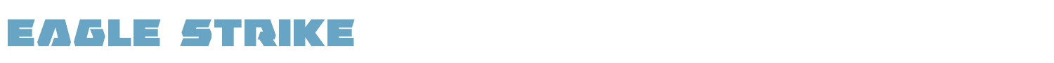 sample Eagle Strike font