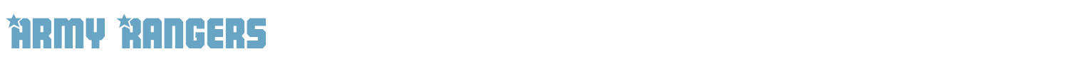 sample Army Rangers font