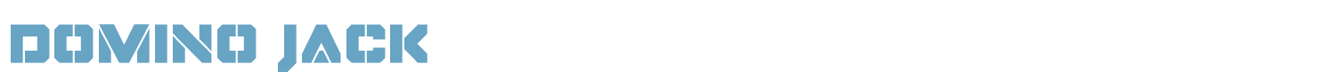 sample Domino Jack font