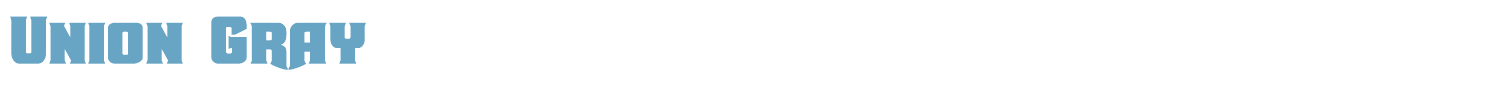sample Union Gray font