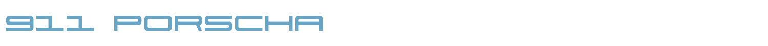 sample 911 Porscha font