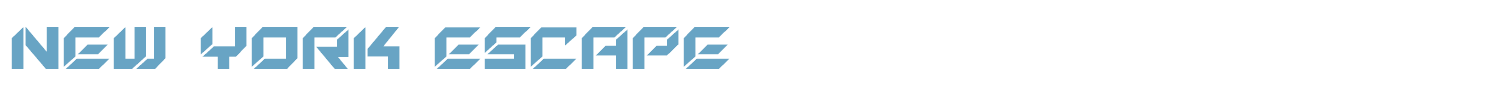 sample New York Escape font