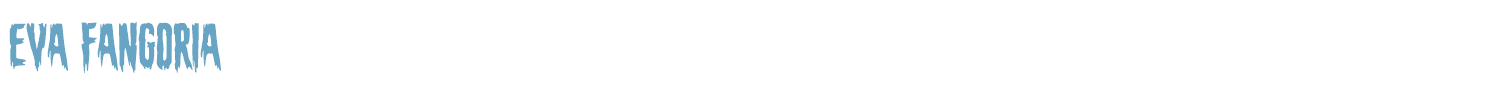 sample Eva Fangoria font