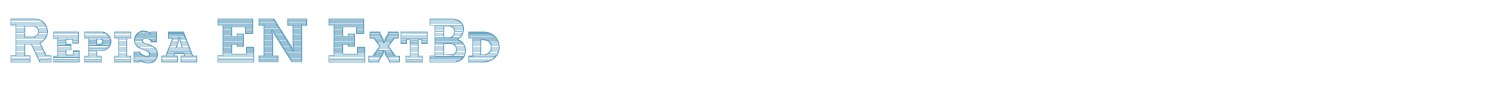 sample Repisa EN ExtBd font