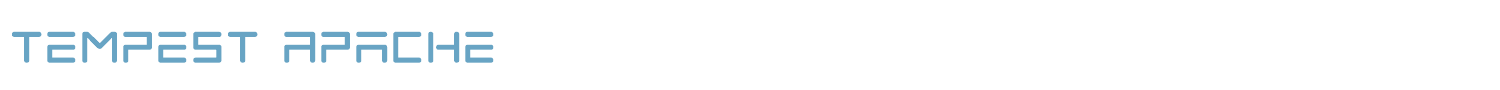 sample Tempest Apache font