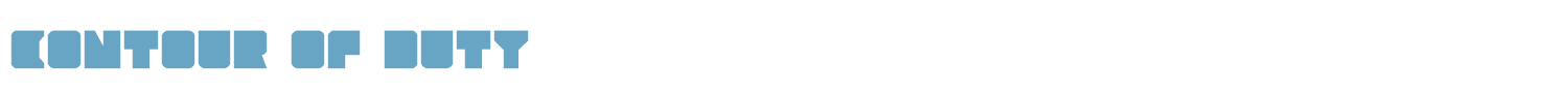 sample Contour of Duty font