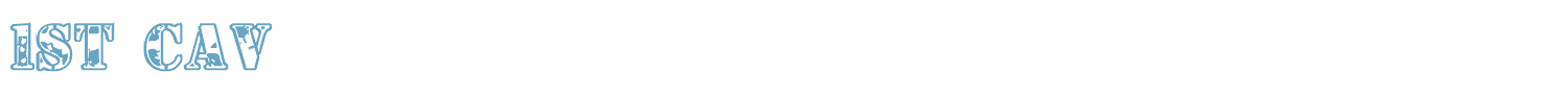sample 1st Cav font
