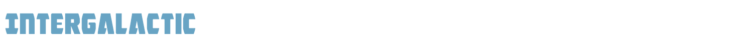 sample Intergalactic font