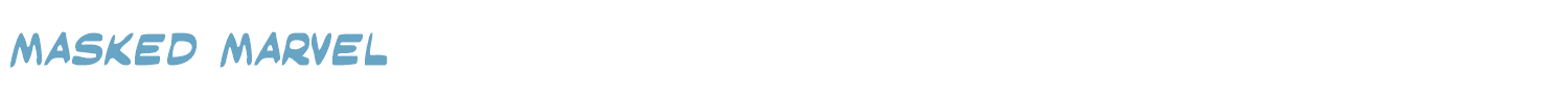 sample Masked Marvel font