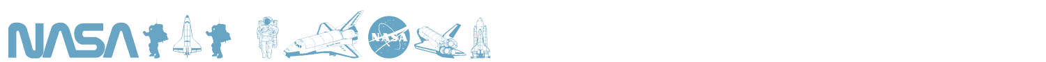 sample NASA Dings font