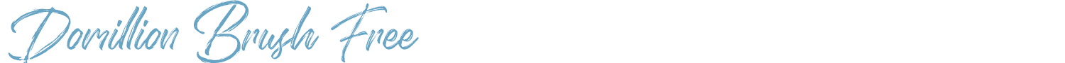 sample Domillion Brush Free font