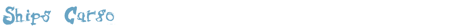 sample Ships Cargo font
