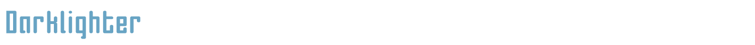sample Darklighter font