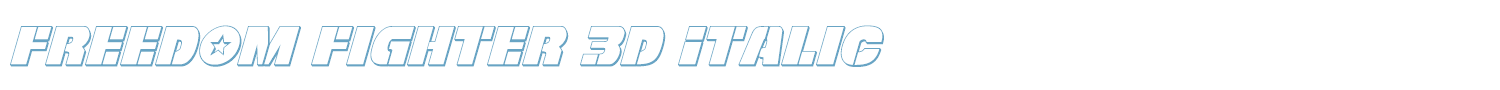 sample Freedom Fighter font