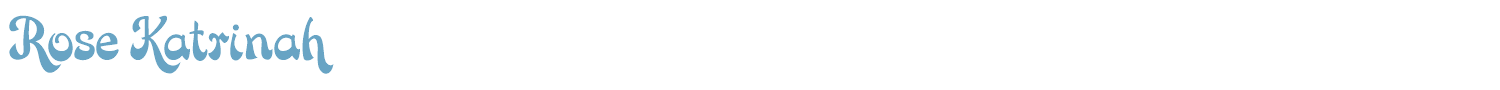 sample Rose Katrinah font