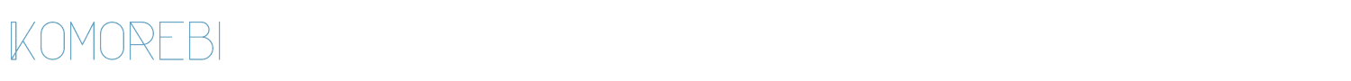 sample KOMOREBI DISPLAY font