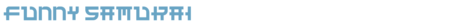 sample Funny Samurai font