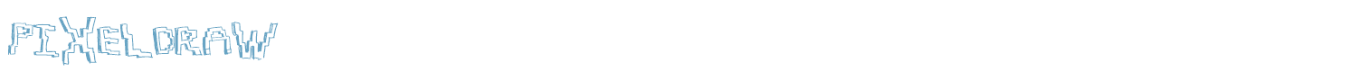 sample PixelDraw font