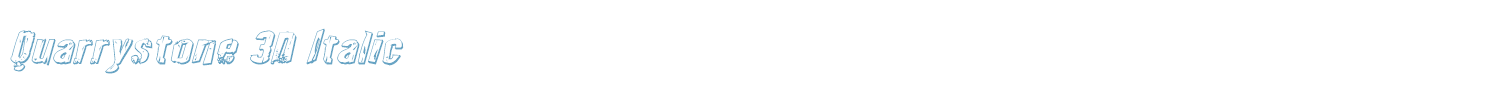 sample Quarrystone font