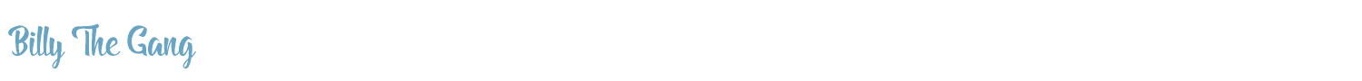 sample Billy The Gang font