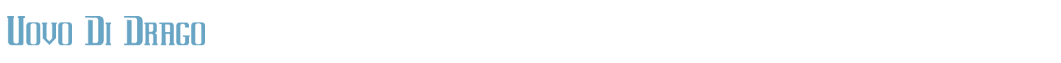 sample Uovo Di Drago font