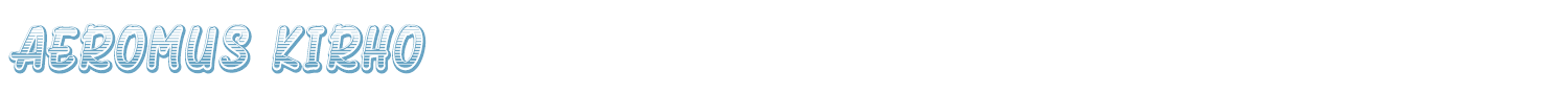 sample Aeromus Kirho font
