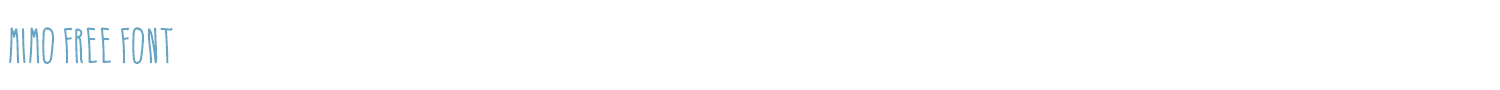 sample Mimo Free font