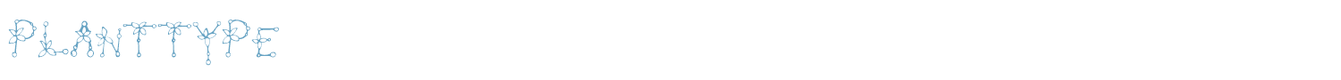 sample Plant Type font