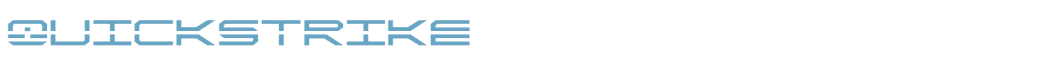 sample QuickStrike font