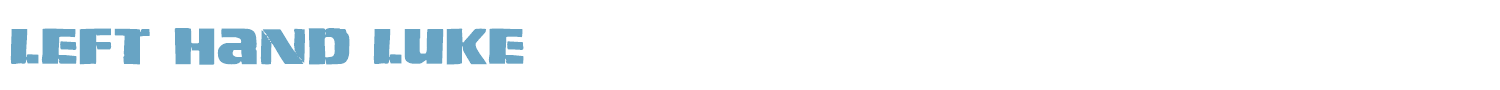 sample Left Hand Luke font