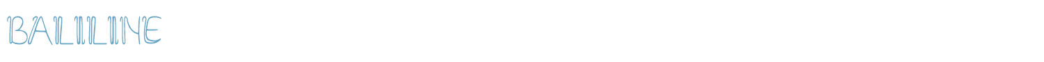 sample Baliline font