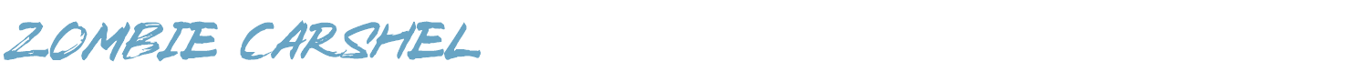 sample Zombie Carshel font