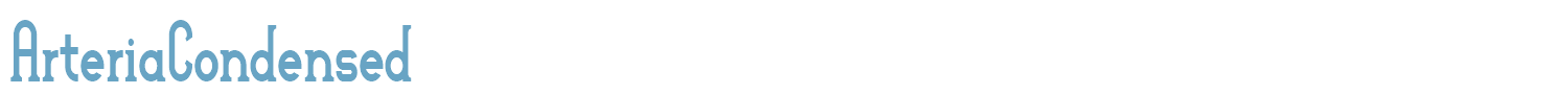 sample Arteria (Demo) font