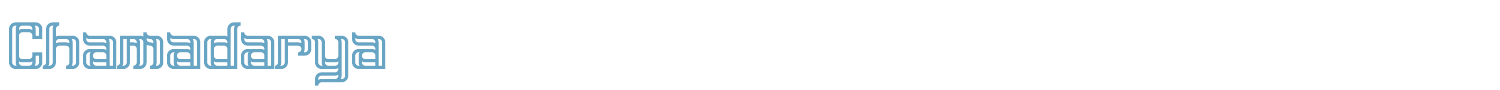 sample Chamadarya font