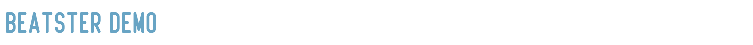 sample Beatster (Demo) font